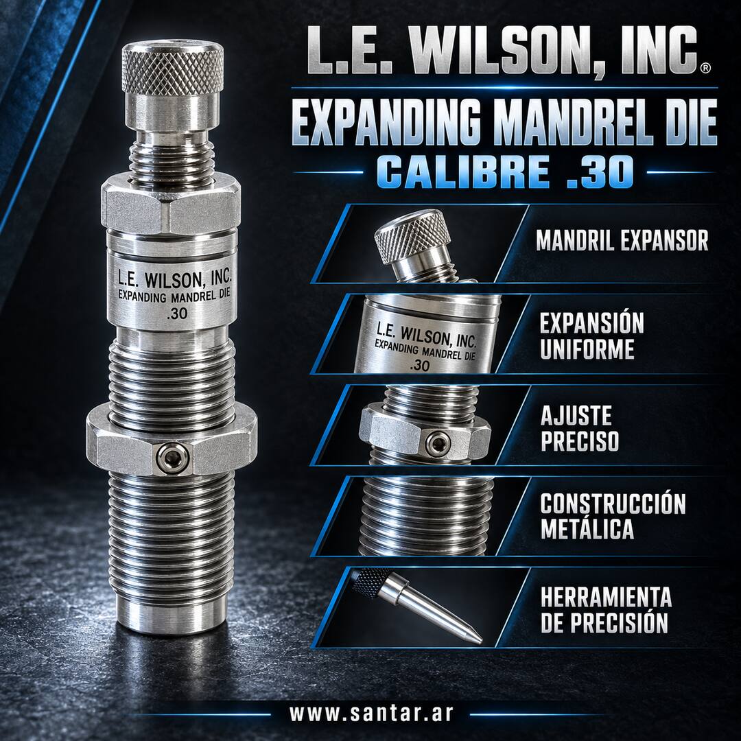 L.E. WILSON, INC. - EXPANDING MANDREL DIES .30 - Santar Ballistics